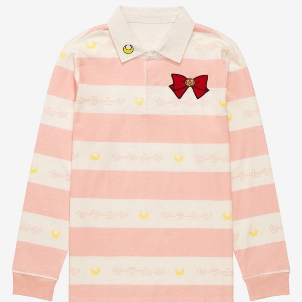 Sailor moon Pink and White Striped